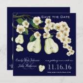 パーフェクトピーチ・ブルーミング・ブランチ・Save the Date 招待状 (正面/裏面)