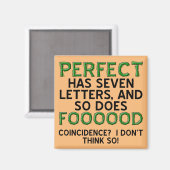 パーフェクトフードおもしろい冷蔵庫用マグネット冷蔵庫 マグネット (正面/裏面)