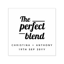 パーフェクトブレンドはっきりしたタイポグラフィ結婚式の引き出物 セルフインキングスタンプ