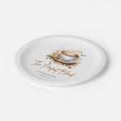 パーフェクトブレンドコーヒーウェディングカップルシャワー ペーパープレート (アングル)