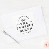 パーフェクトブレンド結婚のスクエアステッカー スクエアシール (封筒)