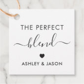 パーフェクトブレンド コーヒー ギフトタグ ウェディング クラフト フェイバータグ (正面)