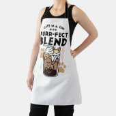 パーフェクトブレンド:ペット愛好家のための猫とコーヒーアート エプロン (インサイチュ)
