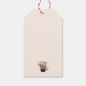 パーフェクトブレンド:ペット愛好家のための猫とコーヒーアート ギフトタグ (裏面)