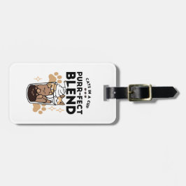 パーフェクトブレンド：ペット愛好家のための猫とコーヒーアート ラゲッジタグ