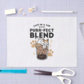 パーフェクトブレンド:ペット愛好家のための猫とコーヒーアート 薄葉紙 (クラフト)