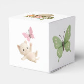 パーフェクトベビーガール子猫ベビーシャワー フェイバーボックス (裏面サイド)