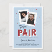 パーフェクトペアカジノテーマリハーサルディナー 招待状 (正面)