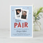 パーフェクトペアカジノテーマ婚約パーティ 招待状 (スタンド正面)