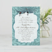 パーフェクトペアシーブルーダムクピーコックエレガンス 招待状 (スタンド正面)