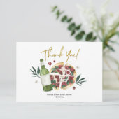 パーフェクトペアピザアンドビールサンキューカード サンキューカード (スタンド正面)