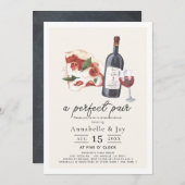 パーフェクトペアピザ&ワインリハーサルディナー 招待状 (正面/裏面)