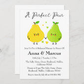 パーフェクトペアブライダルディナー 招待状 (正面/裏面)