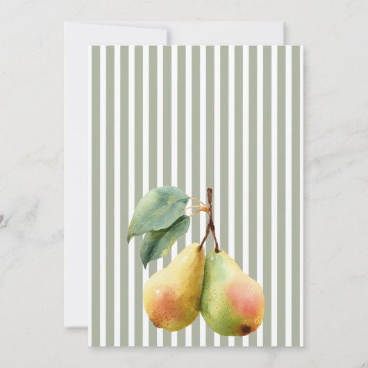 パーフェクトペア レトロ オールドマネー ペア ブライダルシャワー サンキューカード (裏面)