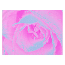 パーフェクトホットピンク&ライトブルーバラ詳細 テーブルクロス