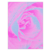 パーフェクトホットピンク&ライトブルーバラ詳細 テーブルクロス (正面)