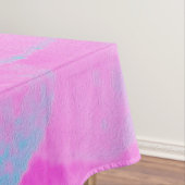 パーフェクトホットピンク&ライトブルーバラ詳細 テーブルクロス (インサイチュ)
