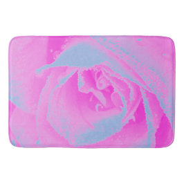 パーフェクトホットピンク&ライトブルーバラ詳細 バスマット
