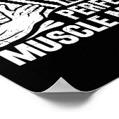 パーフェクトマッスルミルクおもしろいタンパク質愛好家引用文体 ポスター (角)