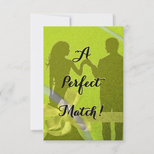 パーフェクトマッチのご招待 招待状 (正面)