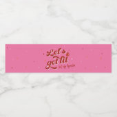 パーフェクトマッチの独身最後の女友達パーティー ペットボトルラベル (シングルラベル)