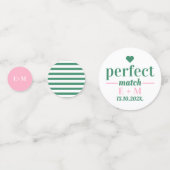 パーフェクトマッチテニスカントリークラブブライダルシャワー コンフェッティ (正面)