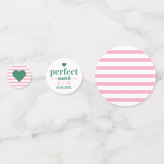 パーフェクトマッチテニスカントリークラブブライダルシャワー コンフェッティ (裏面)