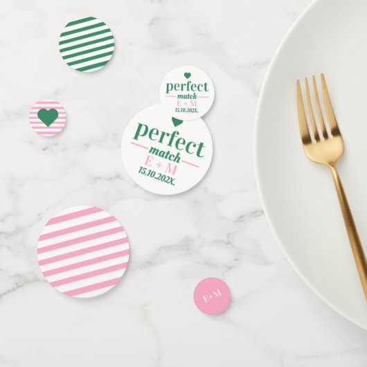 パーフェクトマッチテニスカントリークラブブライダルシャワー コンフェッティ (グループ)