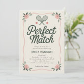 パーフェクトマッチテニスブライダルシャワー 招待状 (スタンド正面)
