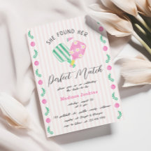 パーフェクトマッチピックボールブライダルシャワー