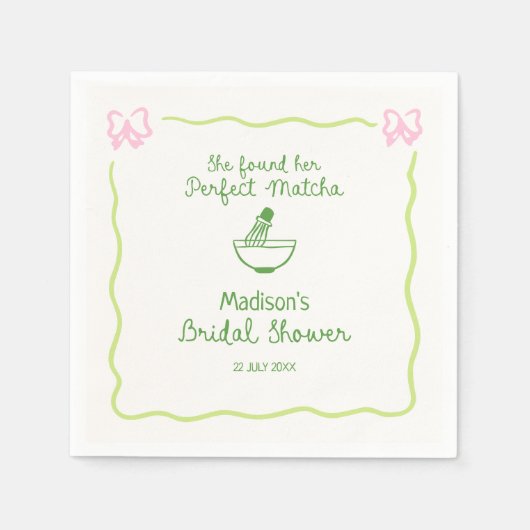 パーフェクトマッチョ ブライダルシャワーのお出迎え スタンダードカクテルナプキン (正面)