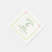 パーフェクトマッチョ ブライダルシャワーのお出迎え スタンダードカクテルナプキン (角)