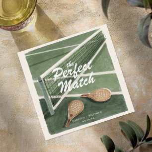 パーフェクトマッチ   テニスカントリークラブウェディング スタンダードカクテルナプキン