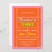 パーフェクトマッチ | テニスカントリークラブ 招待状 (正面/裏面)