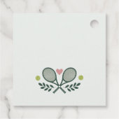 パーフェクトマッチ テニス ブライダルシャワー フェイバータグ (裏面)