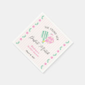 パーフェクトマッチ ピックルボール ブライダルシャワーのご案内 スタンダードカクテルナプキン (角)