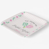 パーフェクトマッチ ピックルボール ブライダルシャワーのご案内 ペーパープレート (傾斜あり)