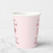 パーフェクトマッチ　マッチボックス　ブライダルシャワー 紙コップ (左)