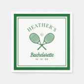 パーフェクトマッチ ラストスウィング テニス ブライズ スタンダードカクテルナプキン (正面)