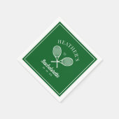 パーフェクトマッチ ラストスウィング テニス ブライズ スタンダードカクテルナプキン (角)