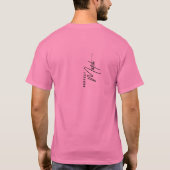 パーフェクトマッチ – 居心地の良い&スタイリッシュ引用文ラブギフトアイディア Tシャツ (裏面)