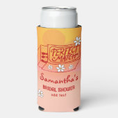 パーフェクトマッチ 手描きコケッティ ブライダルシャワー スリム缶クーラー (Seltzer正面)