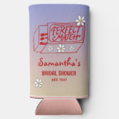 パーフェクトマッチ 手描きコケッティ ブライダルシャワー スリム缶クーラー (裏面)