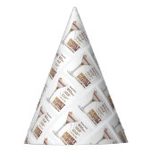 パーフェクトマルティーニカクテルレシピアート パーティーハット (正面)