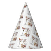 パーフェクトマルティーニカクテルレシピアート パーティーハット (左)