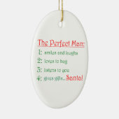 パーフェクトマン・楕円形オーナメント セラミックオーナメント (右)