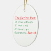 パーフェクトマン・楕円形オーナメント セラミックオーナメント (左)