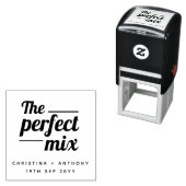 パーフェクトミックスはっきりしたタイポグラフィウェディングスタンプ セルフインキングスタンプ (インサイチュ)