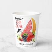 パーフェクトミックスフルーツ サンキューウェディング 紙コップ (裏面)