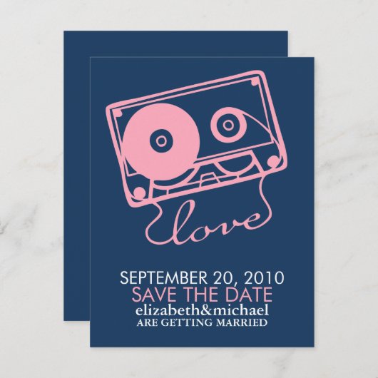 パーフェクトミックス ウェディング セーブ・ザ・デート (正面/裏面)
